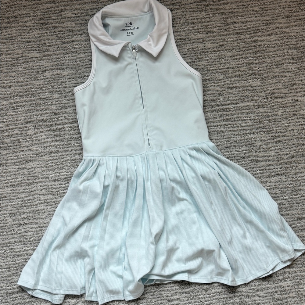 Abercrombie Kids White Collared Dress
